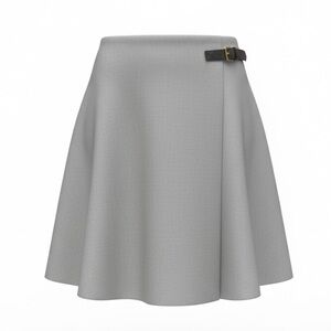 Uniqlo Pleated Wrap Skirt EUC